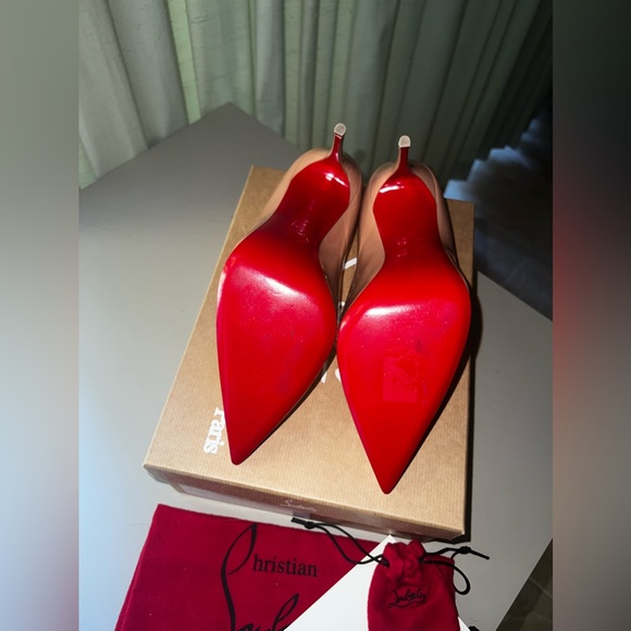 Christian Louboutin Kate 100 - Nude 6248 Patent - Size 39 - Picture 2 of 5